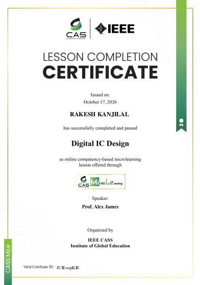 Certificate 1